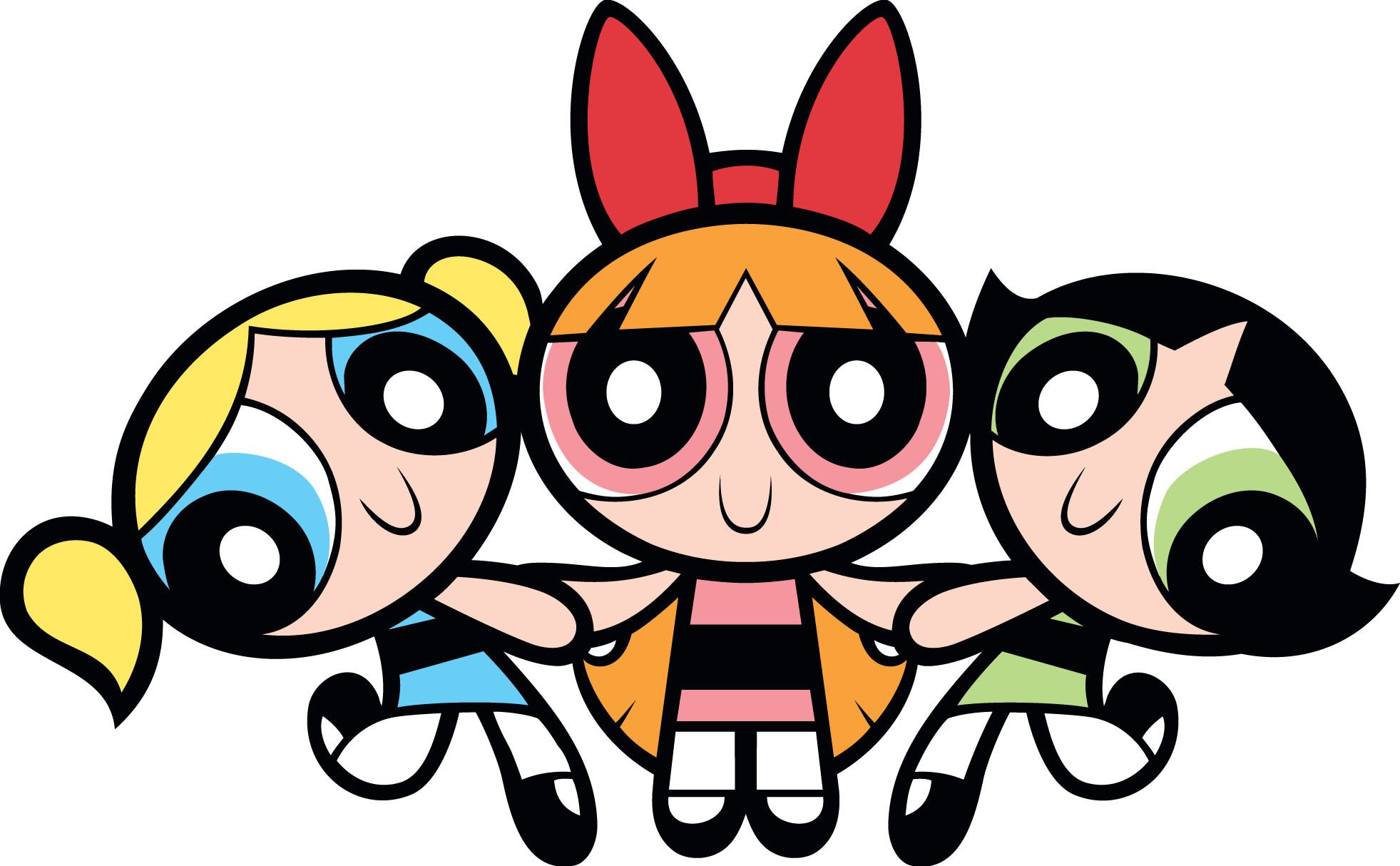the cartoon powerpuff girls