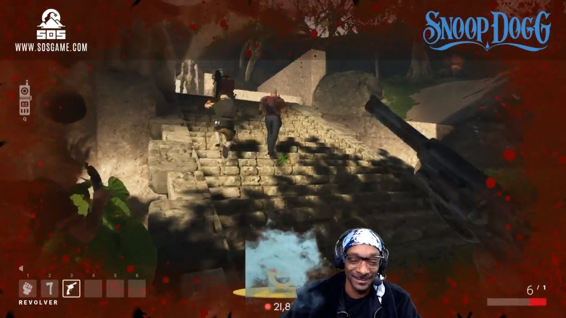 Watch Snoop Dogg Pretend To Play SOS In Livestream