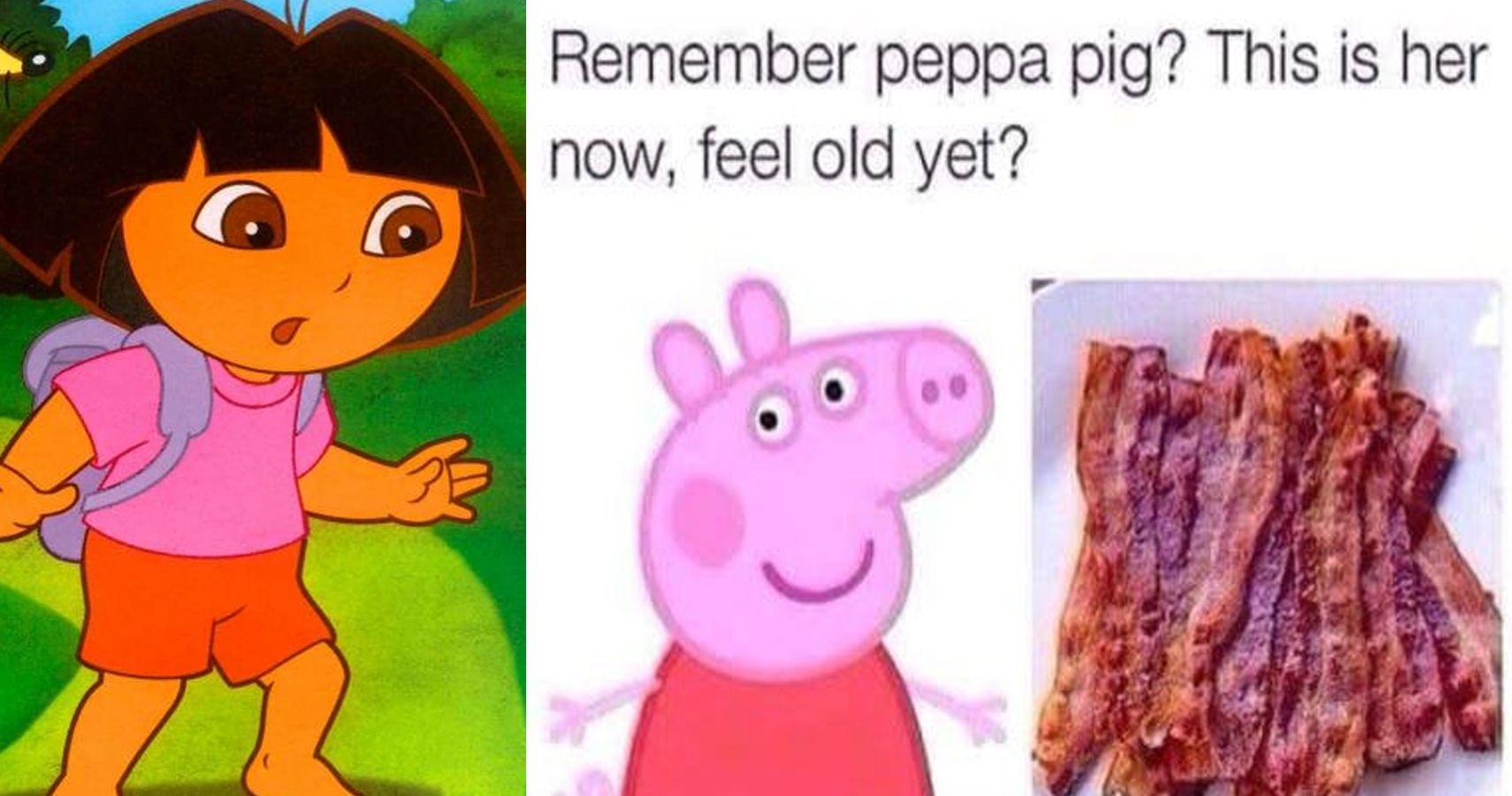 Peppa Pig Meme Bacon