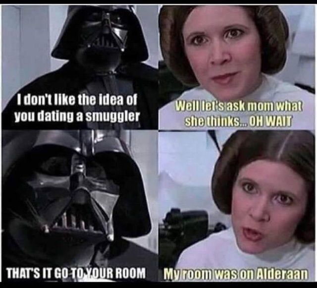 5- When Darth Daddy Tries To Get All Fatherly On You