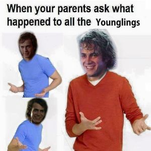 6- When You Weren't Even Anywhere Near The Younglings And They Can't Pin It On You