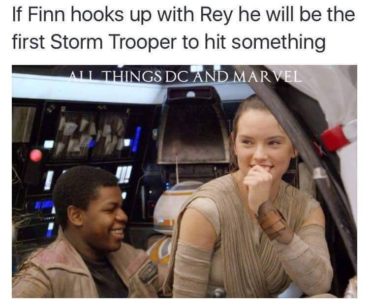 7- When Finn Has A Chance To Break The Stormtrooper Curse