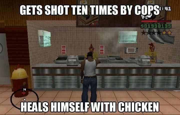 Grand Theft Auto Cluck N' Bell Meme