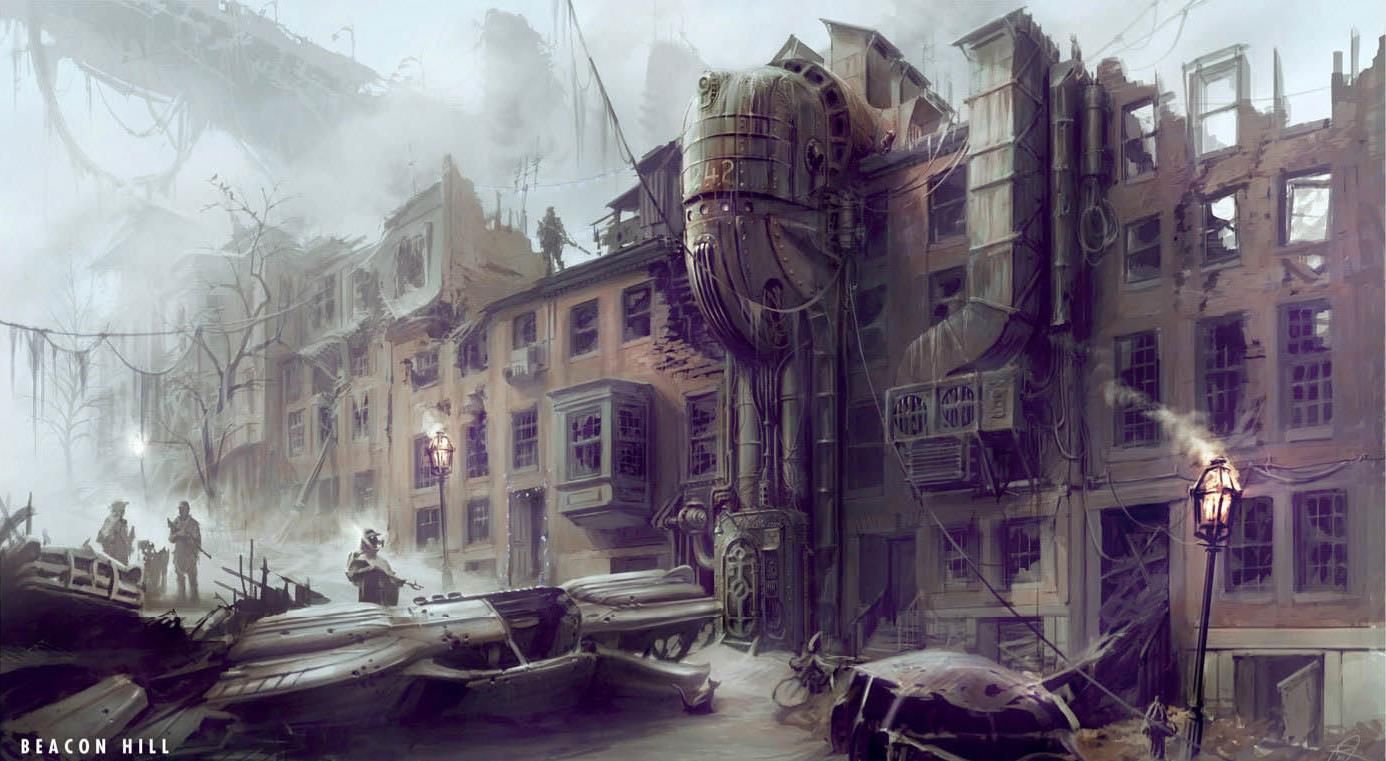 Lowered Expectations 20 Fallout 4 Concept Artworks That Make The Game Disappointing