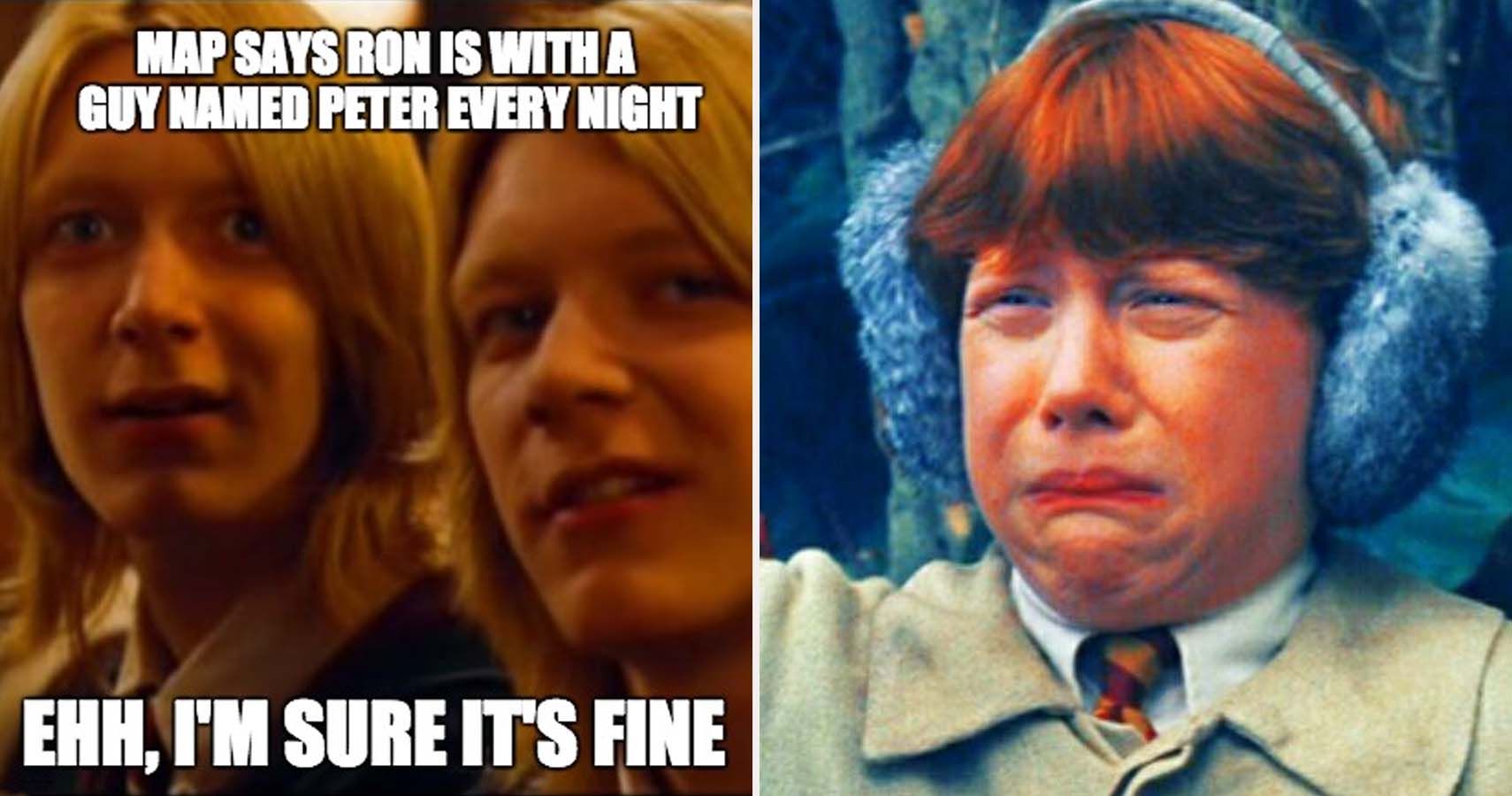 ron + draco + snape =, Harry potter memes