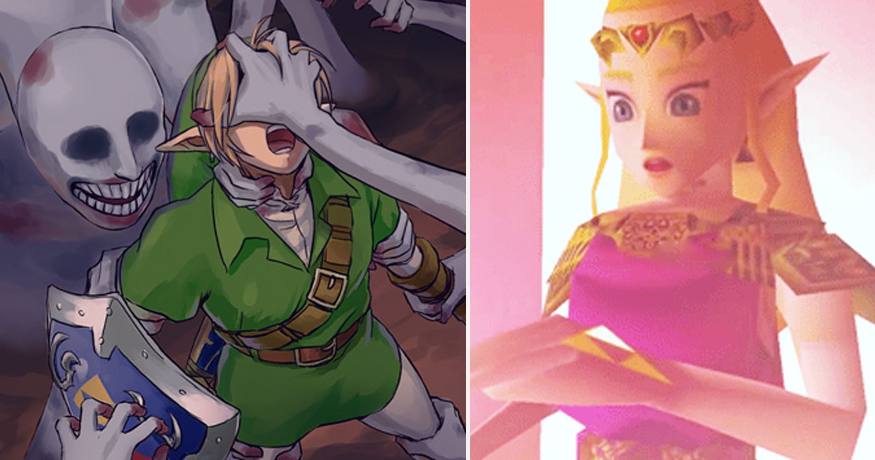 legend of zelda ocarina of time scary monster