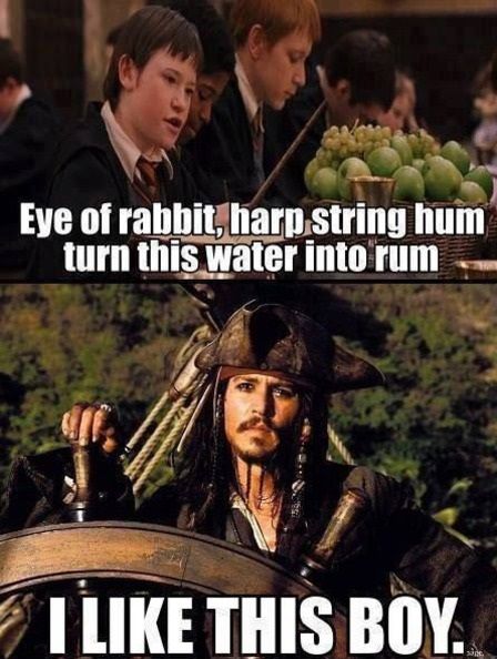 10- When Captain Jack Sparrow Becomes A Hogwatrs Teacher