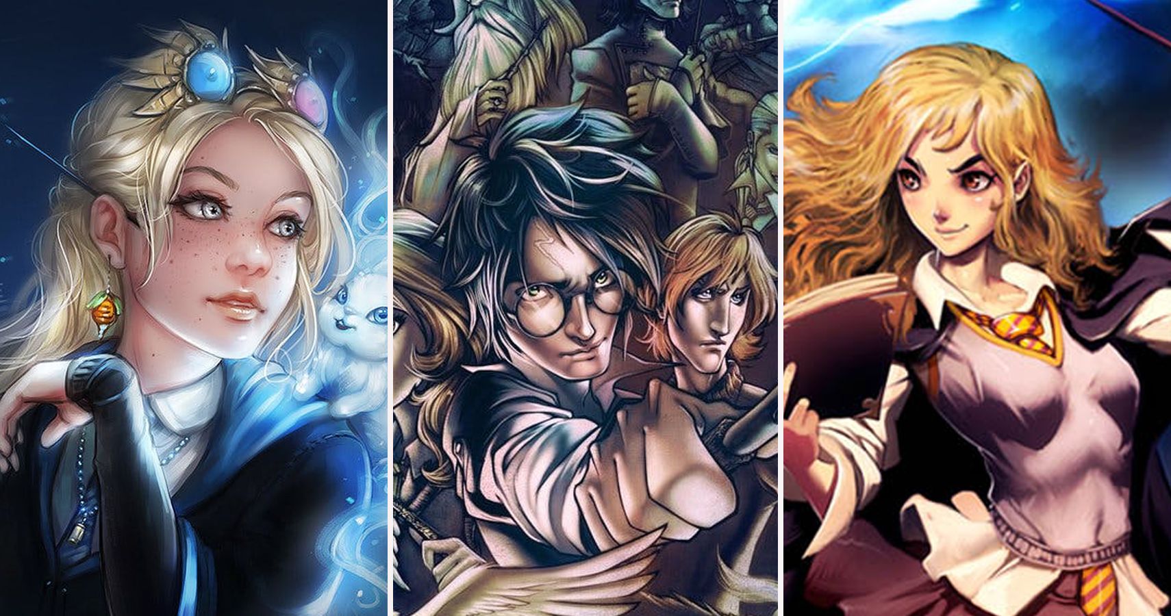 Harry Potter Art Imagines How The Cast Would Look As Anime Characters