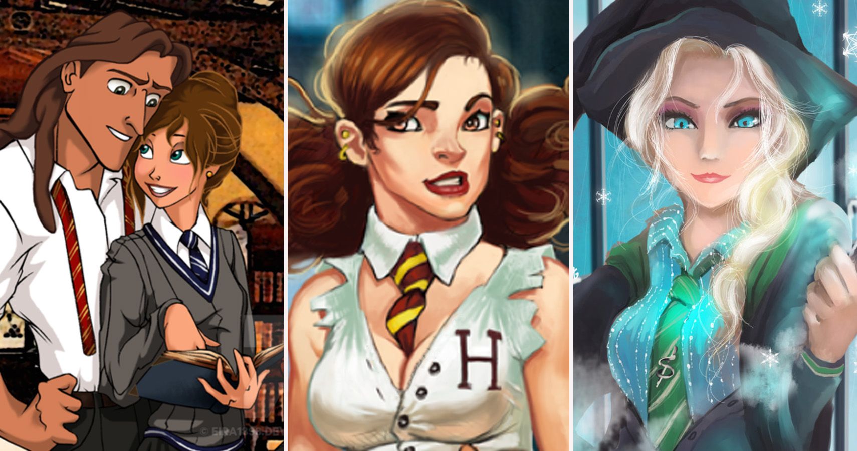 20 Favorite Cartoon Characters Reimagined As Hogwarts Students