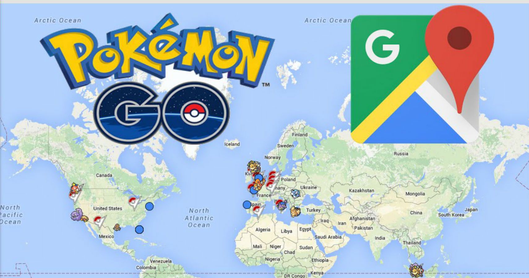  Pokemon GO World Map