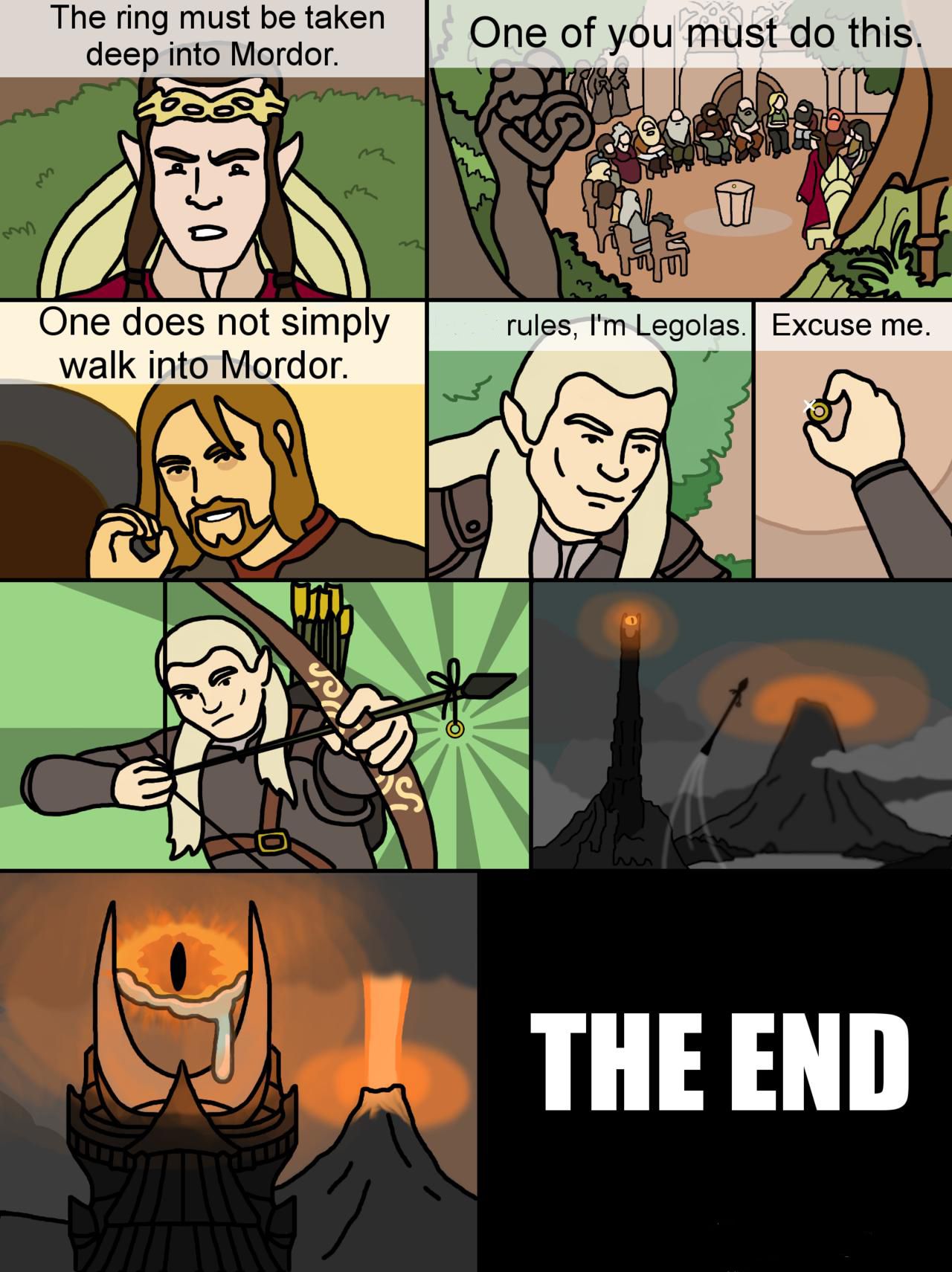 30 Hilarious Lord Of The Rings Logic Comics That Prove The Series Makes No Sense