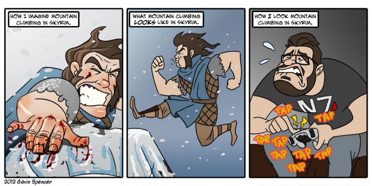 30 Hilarious Skyrim Comics That Show A Different Side Of The Game