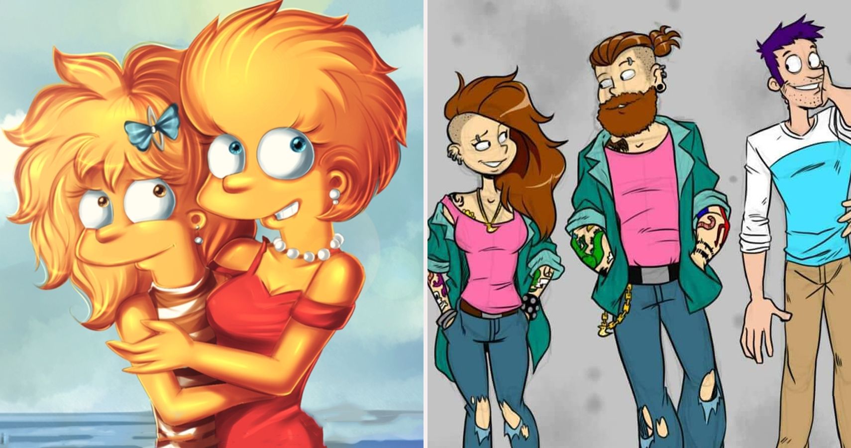 25 Classic Cartoon Characters Reimagined As College Students