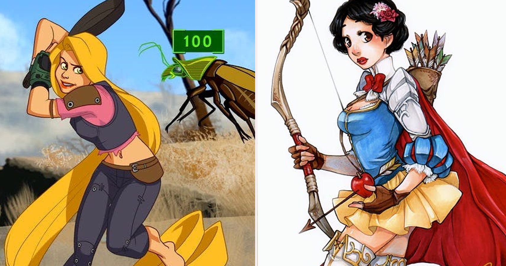 25 Disney Princess Reimagined As Powerful Warriors