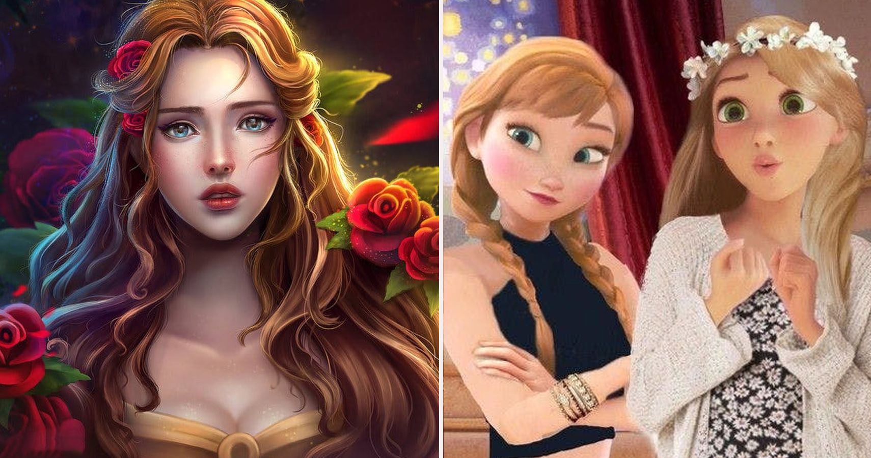 disney princesses as people