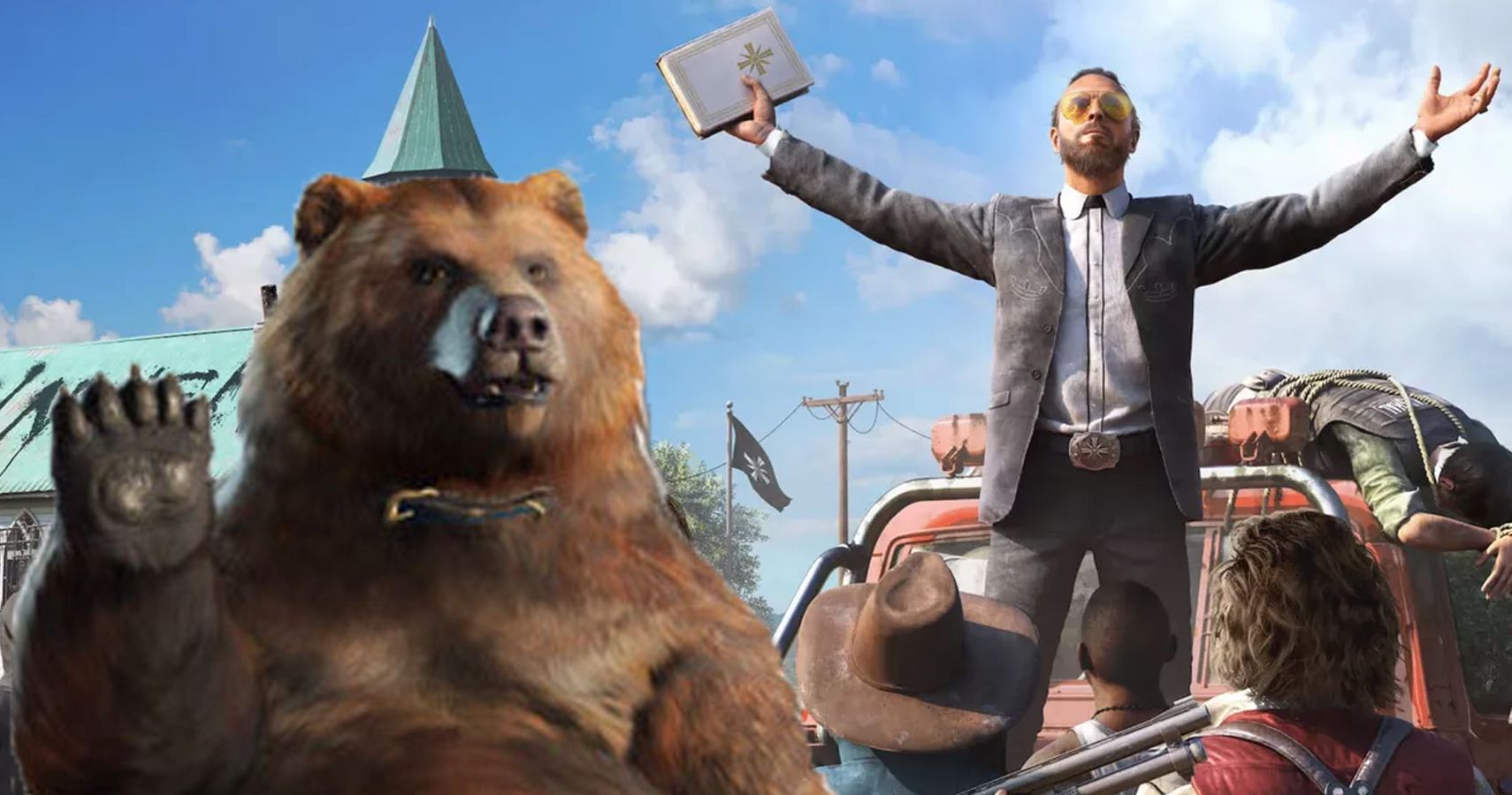 Far Cry 5 Allows You To Build Crazy Levels With Items From Assassin's Creed  And Watch Dogs - GameSpot