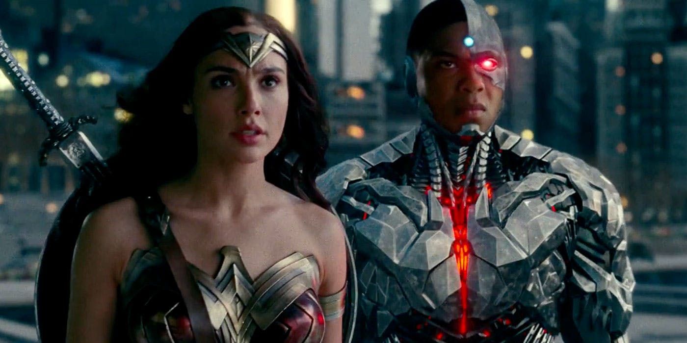 Wonder Woman and Cyborg in Justice League