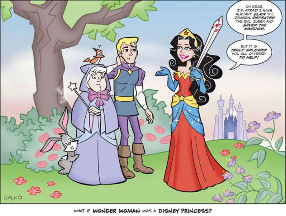 Комиксы про принцесс