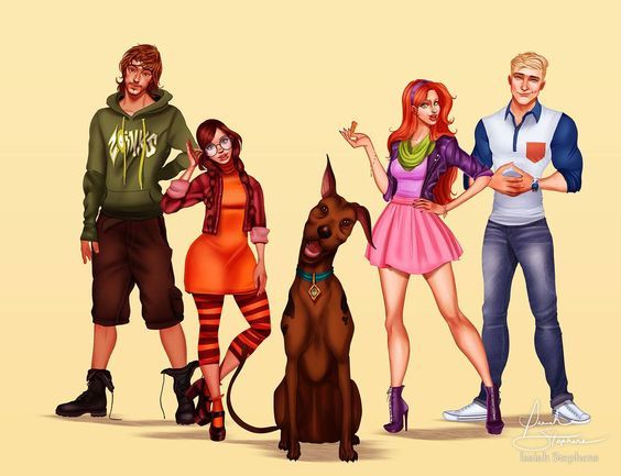 ScoobyDoo 26 Fan Pictures Of The Gang All Grown Up