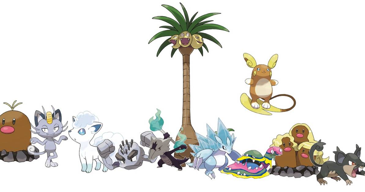 Alohan My Alohan Pokemon Team ArtStation My Pokémon Team