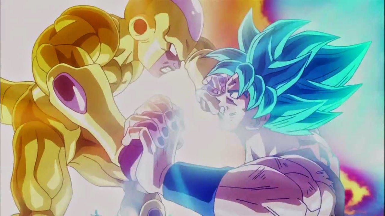 Golden Frieza Super Saiyan Blue Goku