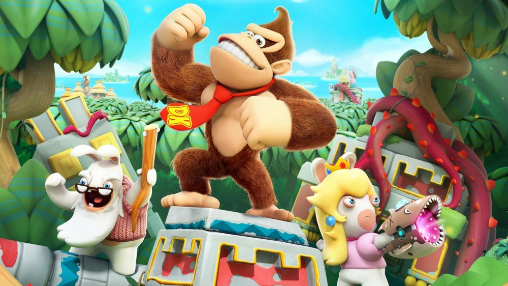 Mario + Rabbids Gets Donkey Kong DLC Trailer, Plus A Rabbid Cranky Kong Header