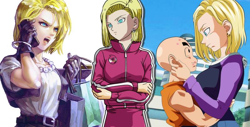 Pin by simplelife7 on Dragon Ball-Z | Dragon ball, Android 18, Krillin