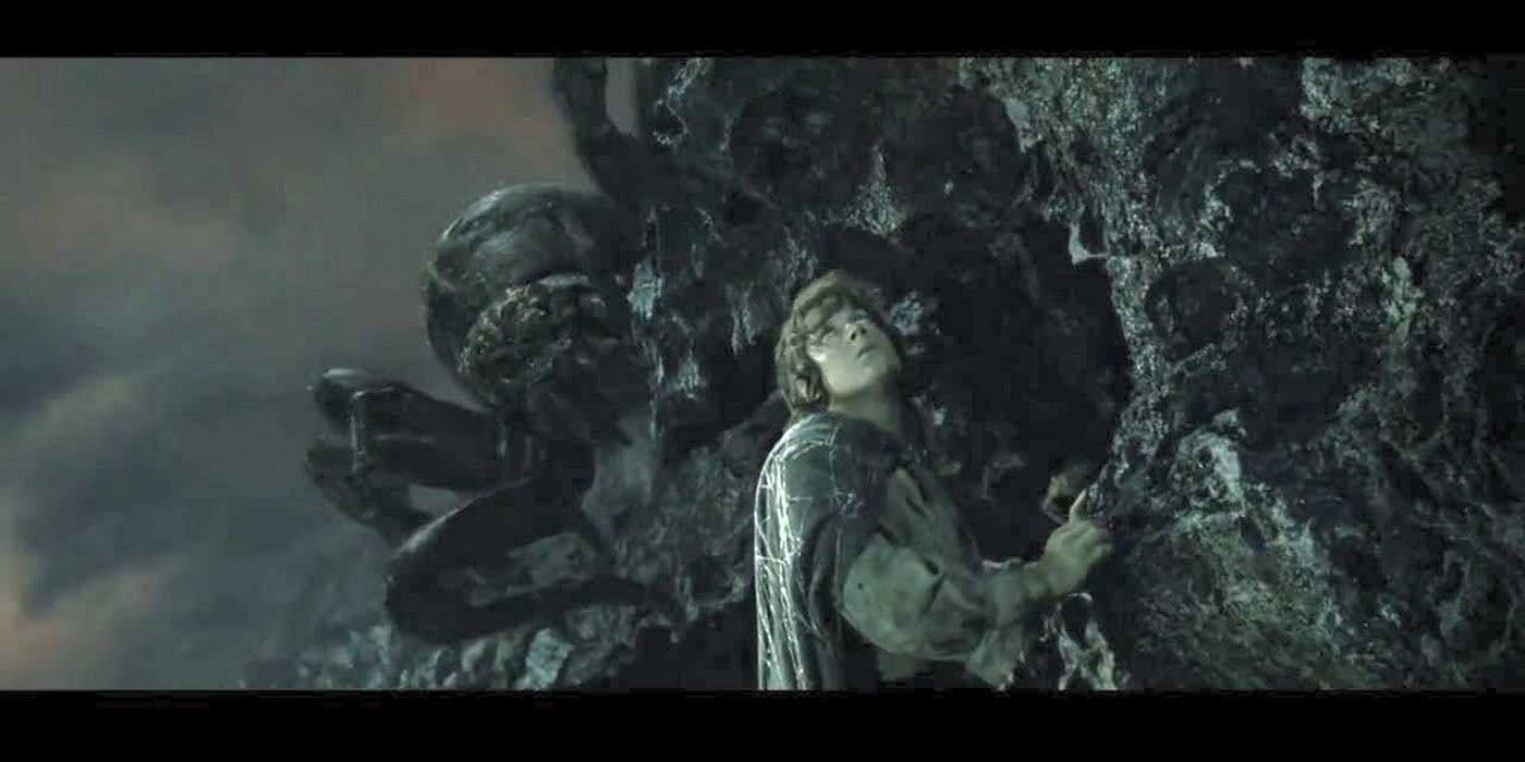 shelob the spider from lord of the rings