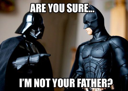 1- Vader Totally Stole Batman's Look