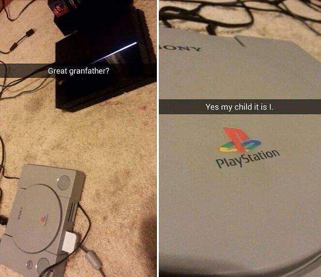 21- When Great Grandfather PS1 Meets His PS4 Great Grandchild