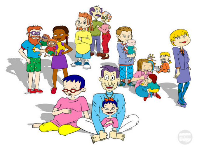 25 Nicktoons Characters Reimagined As Parents
