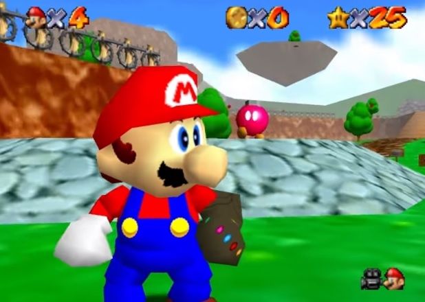 Super Mario 64 Mod Gives Mario Thanoss Infinity Gauntlet Chaos Ensues