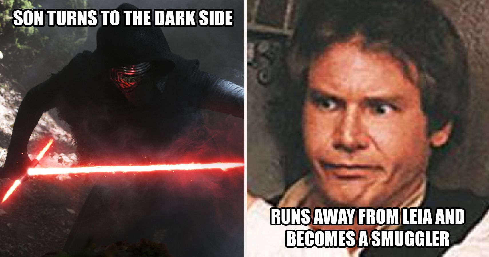 When Seemingly Everyone Survives Being Stabbed by a Lightsaber Now - Imgflip