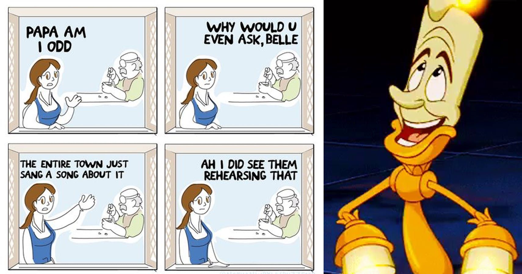 Disney 25 Beauty And The Beast Comics That Are Extra Sweet