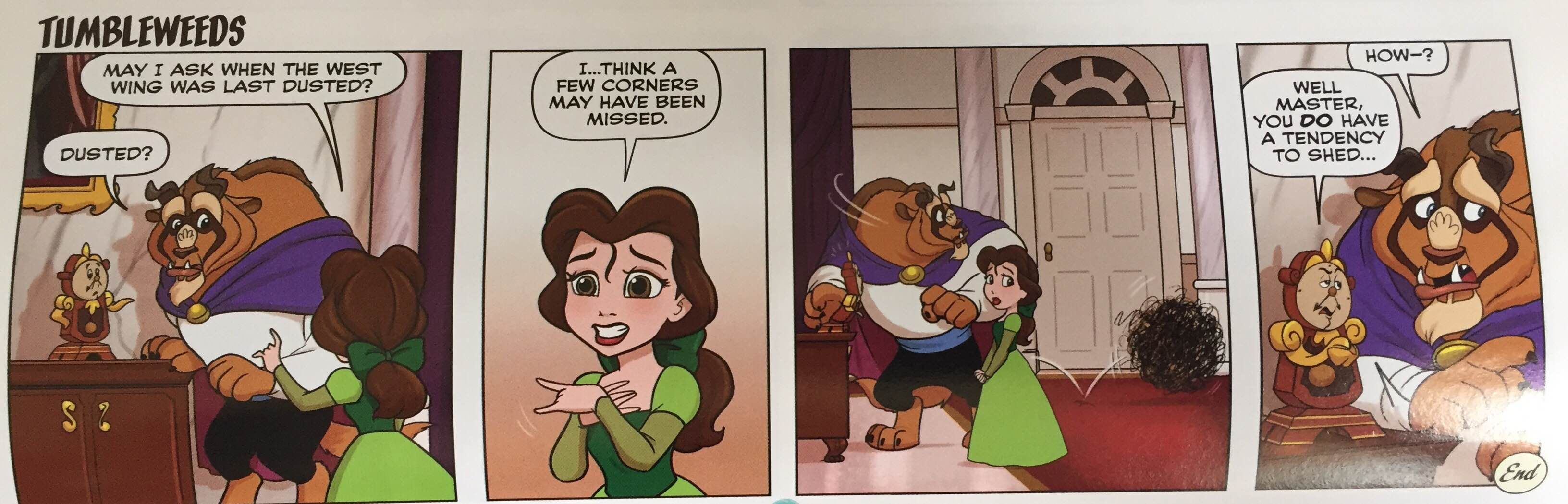 Disney 25 Beauty And The Beast Comics That Are Extra Sweet