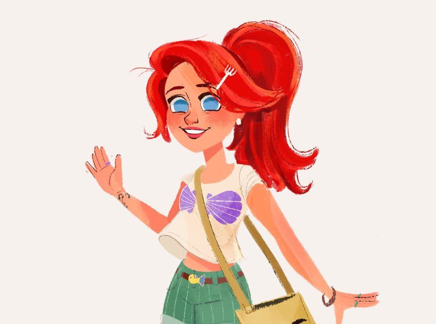 College Years 25 Of Our Favorite Disney Characters Reimagined In School