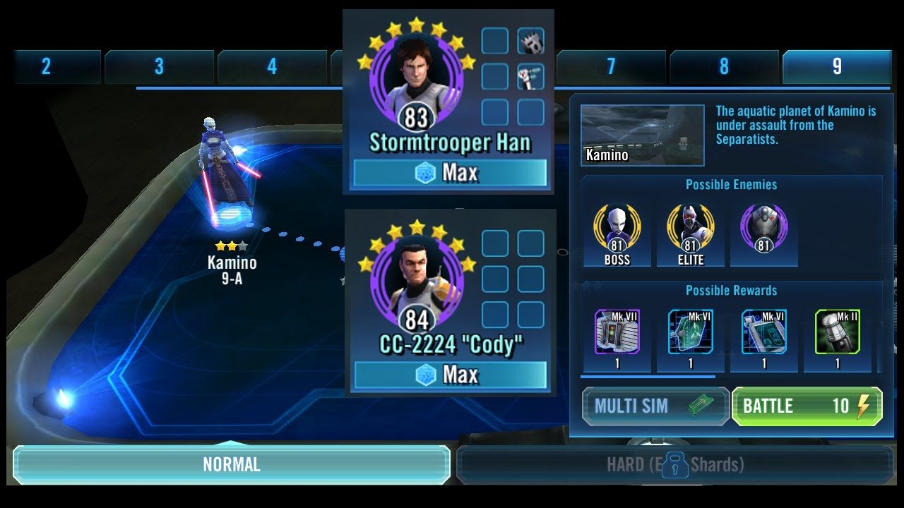 star wars galaxy of heroes cheats