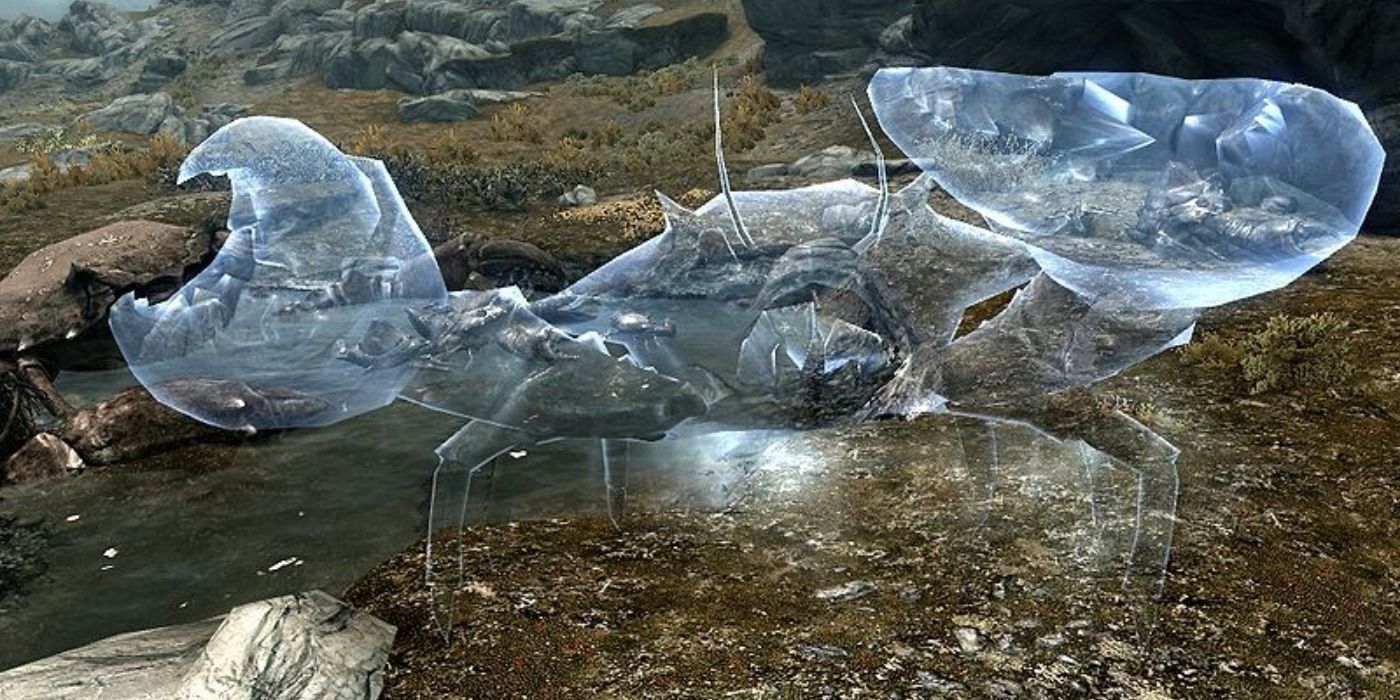 Skyrim Guardian Mudcrab of Kyne's attempts