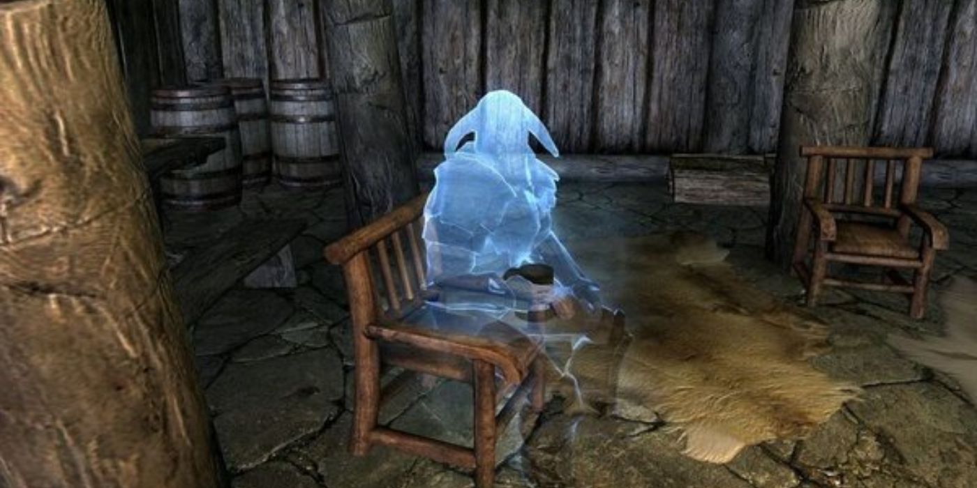 Skyrim The Ghost Of Old Hroldan Inside Inn