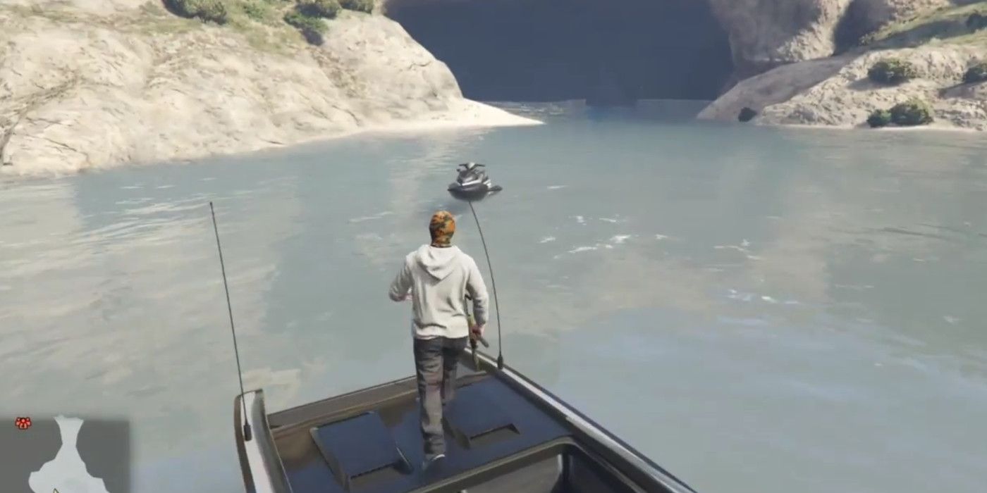 a nice cove with a cave and blue water in gta 5