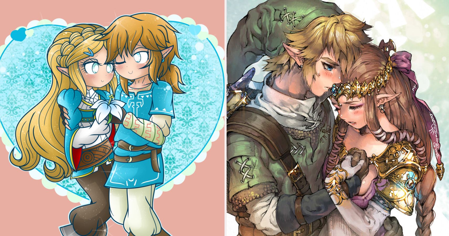 Is Hylia and Link the same as Zelda and Link in every game ...