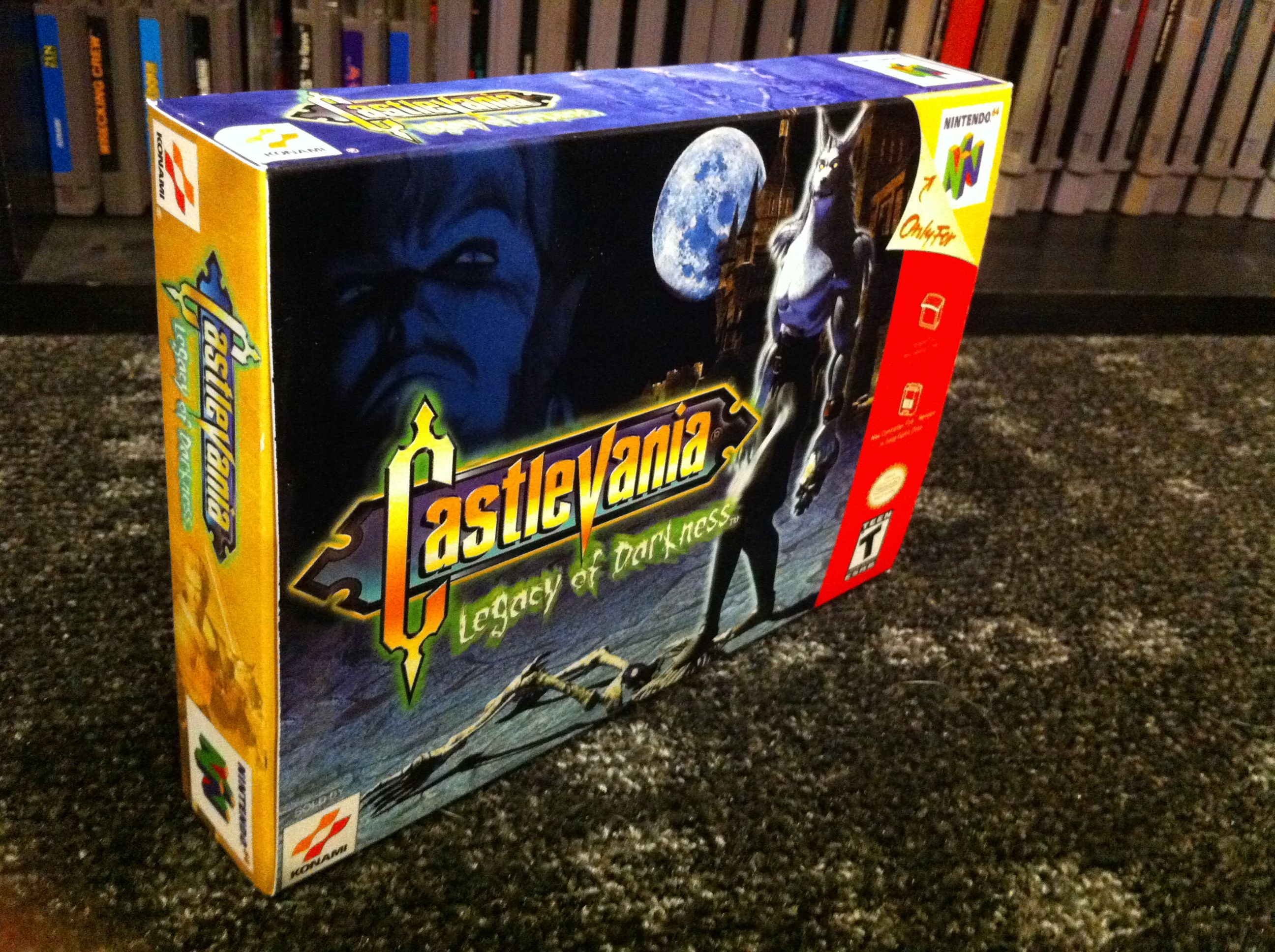 Castlevania Legacy of Darkness Nintendo 64 Box