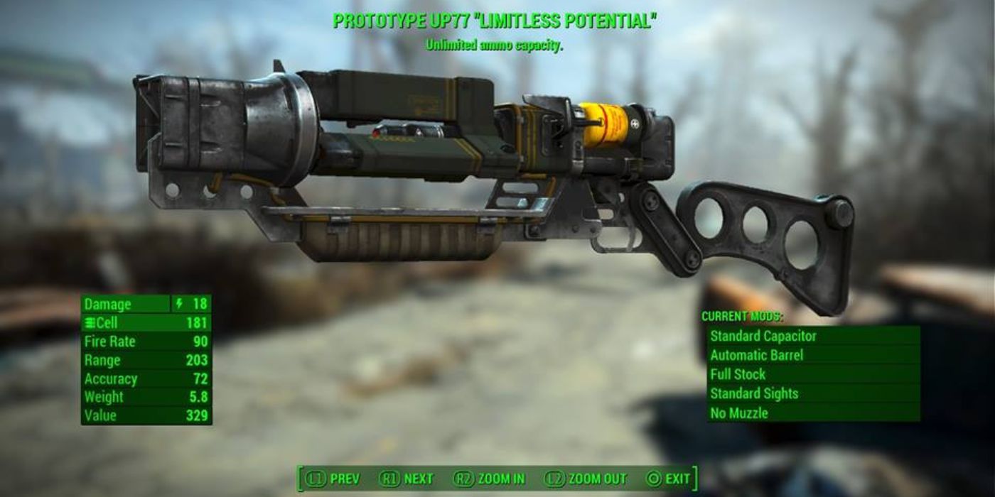 Fallout 4 Prototype Limitless Potential