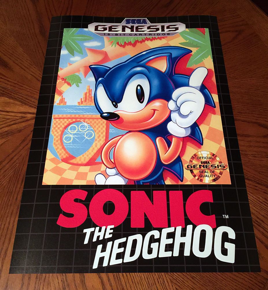 Sonic the Hedgehog Genesis Poster