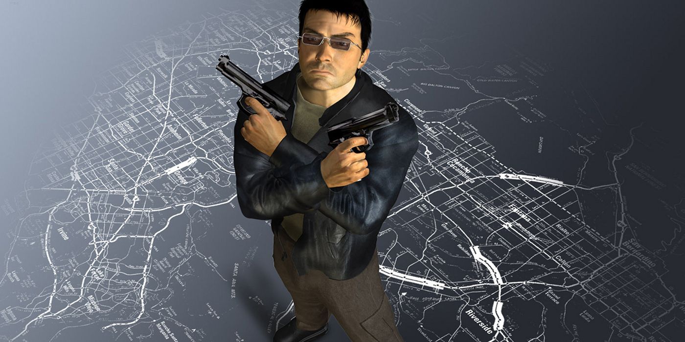 Werbematerial für True Crime Streets of LA mit Nicholas Kang oben auf der Karte