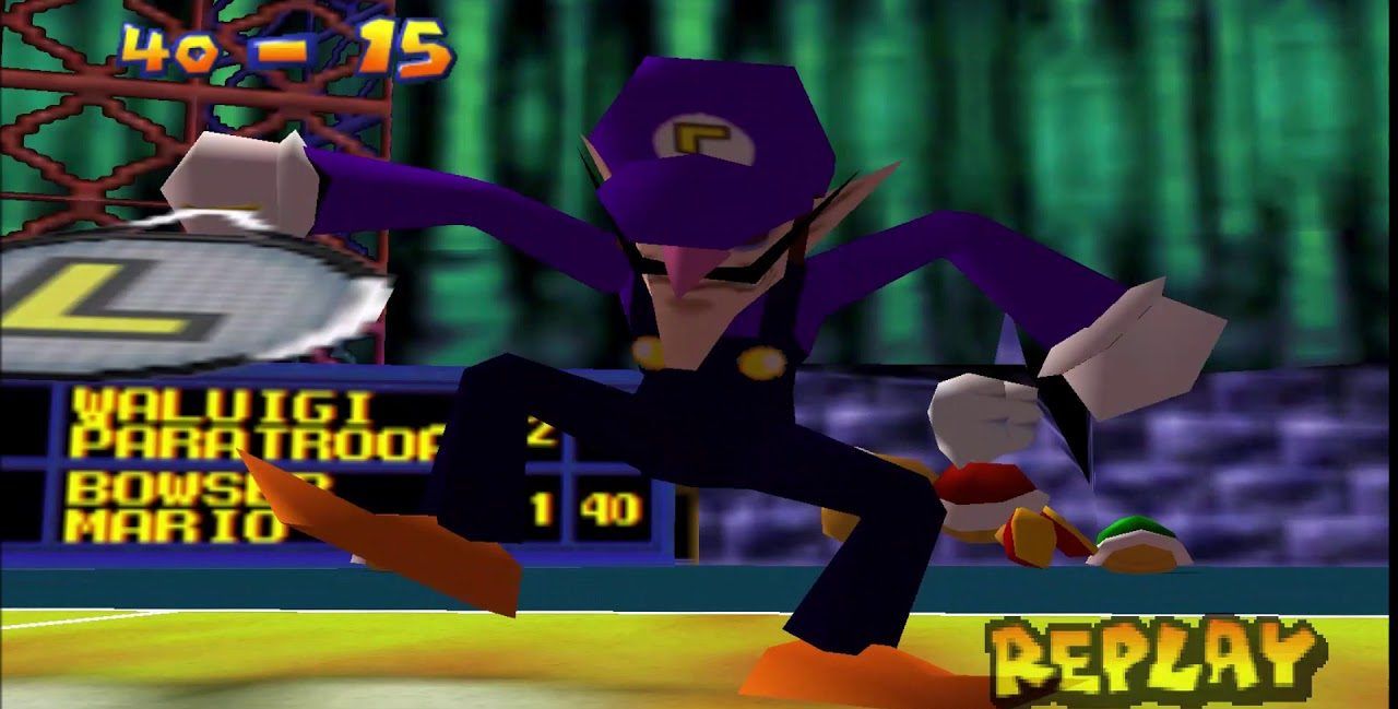 Waluigi Was Introduced Six Years Before Mario Tennis