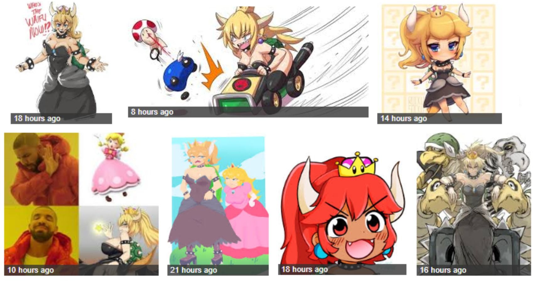 Bowsette  The Horrifying Fusion Of Bowser And Peach  Has Taken Over DeviantArt