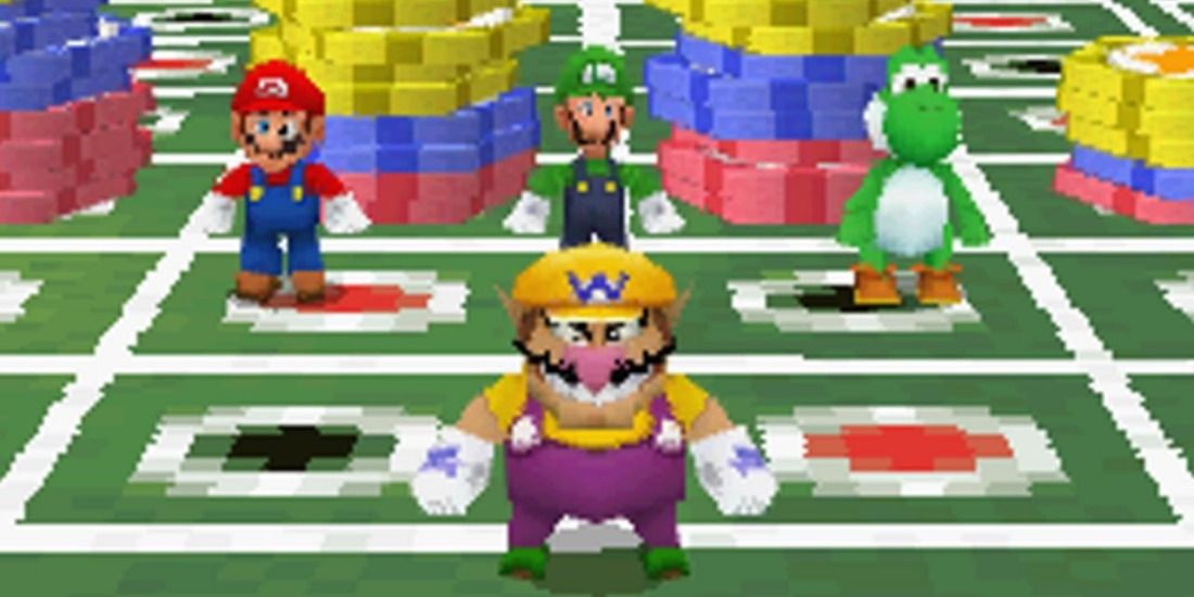 Gambling with Wario in Mario Party DS