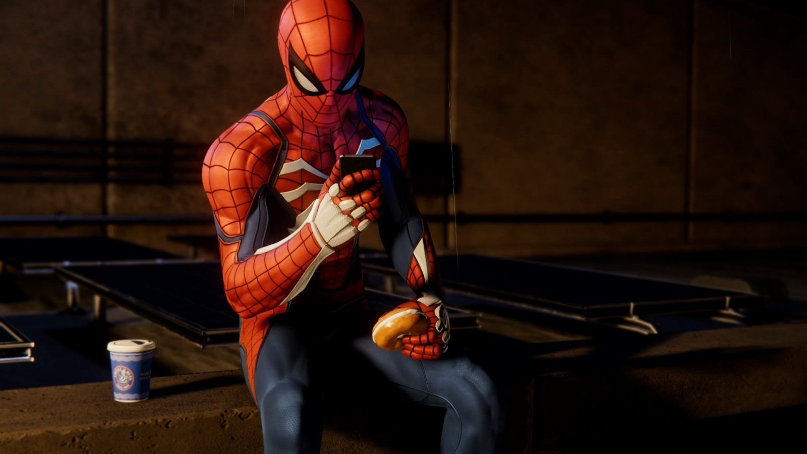 https://static1.thegamerimages.com/wordpress/wp-content/uploads/2018/09/Marvels-Spider-Man-Phone-and-Donut-e1536614707757.jpg