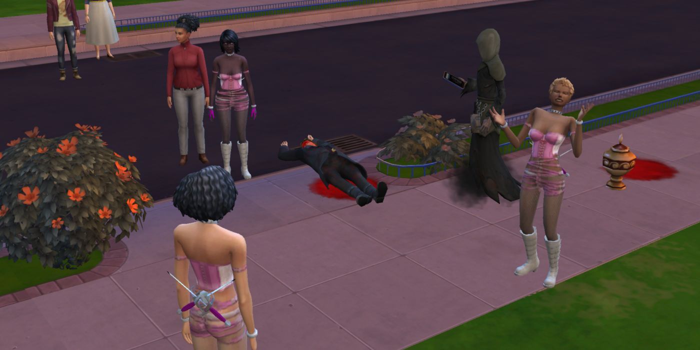 Sims 4 Extreme Violence With Dead Sims